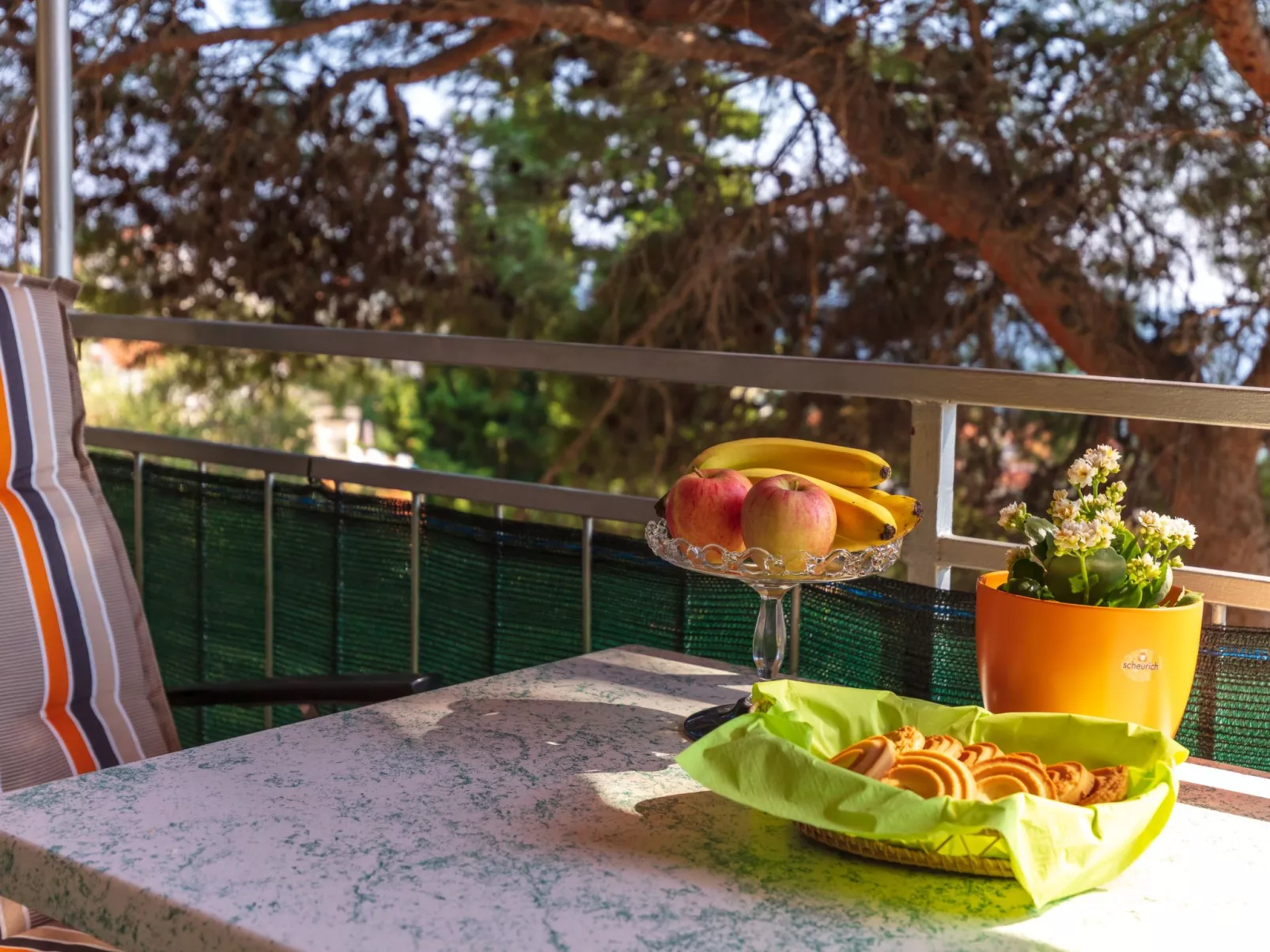 "Barbara" mit Blick auf das Wasser - Draußen