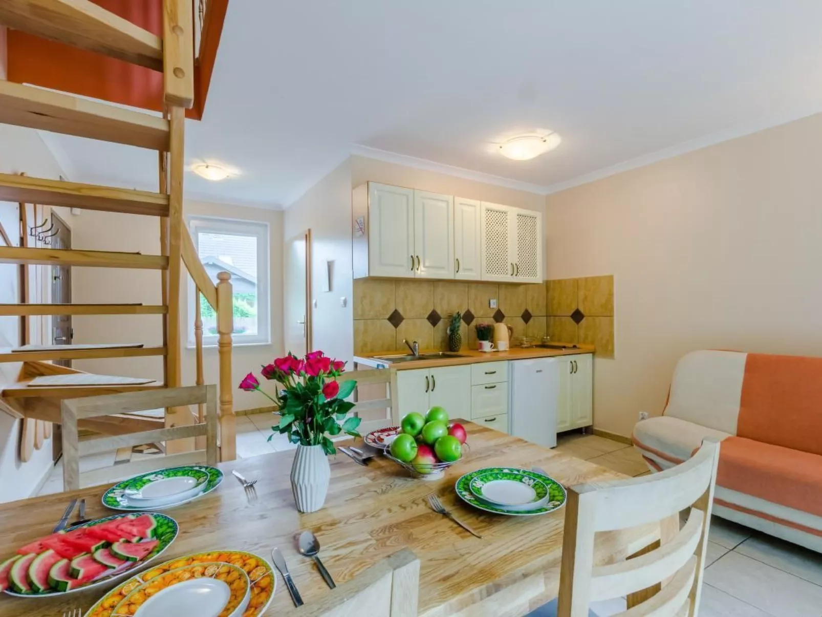 Wohnung mit Garten, Terrasse und Grill