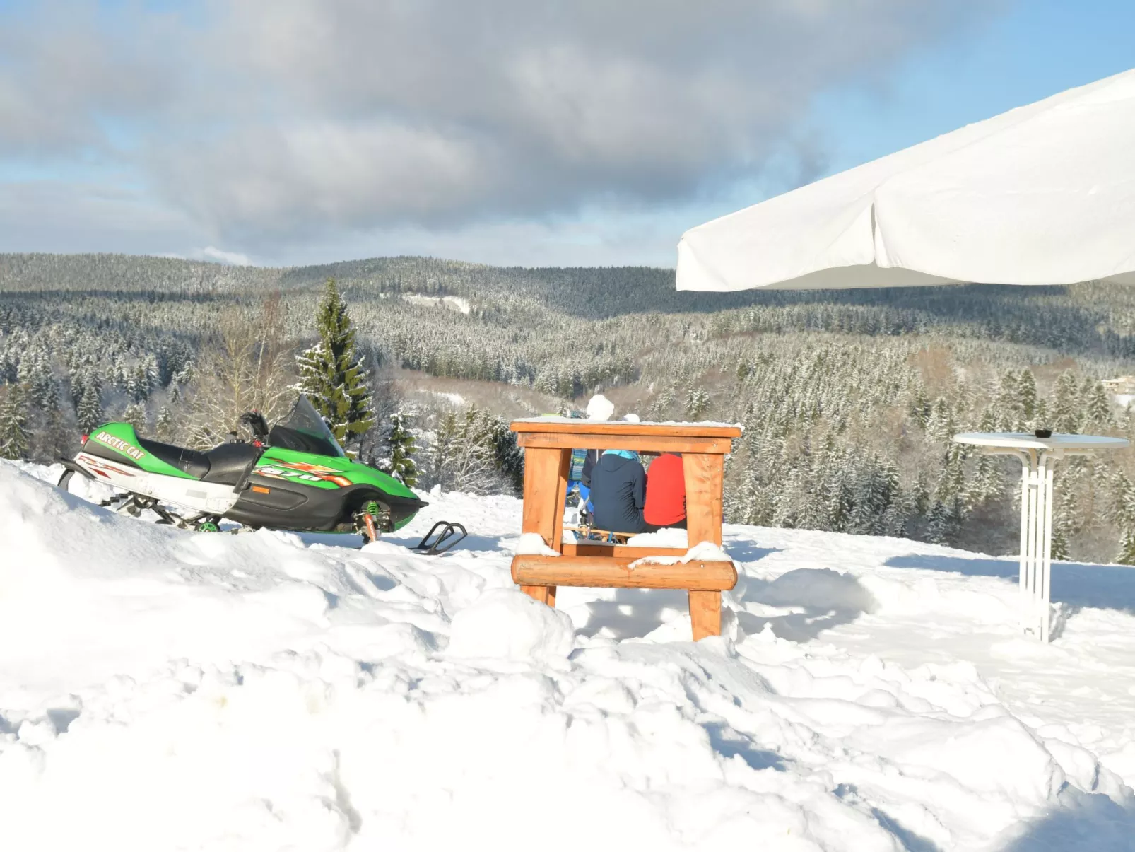 Mit herrlicher Aussicht in die Berge