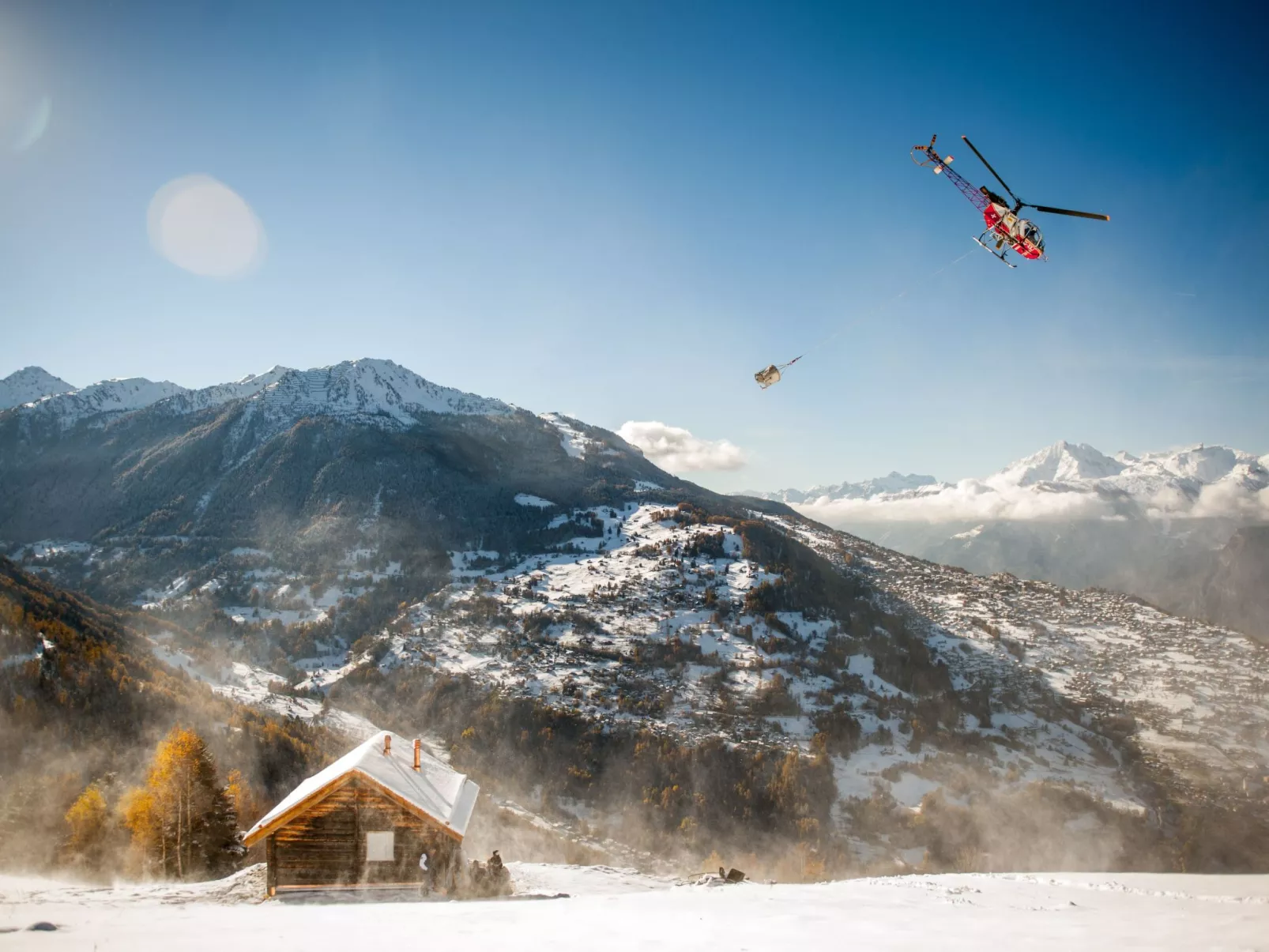 Alm Mayen im Wallis von 1904-Outside