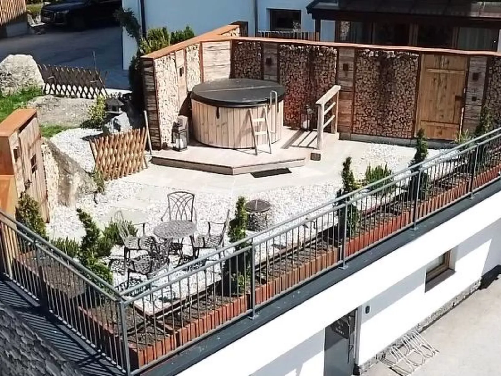 Luxuriöse Ferienwohnung mit Terrasse