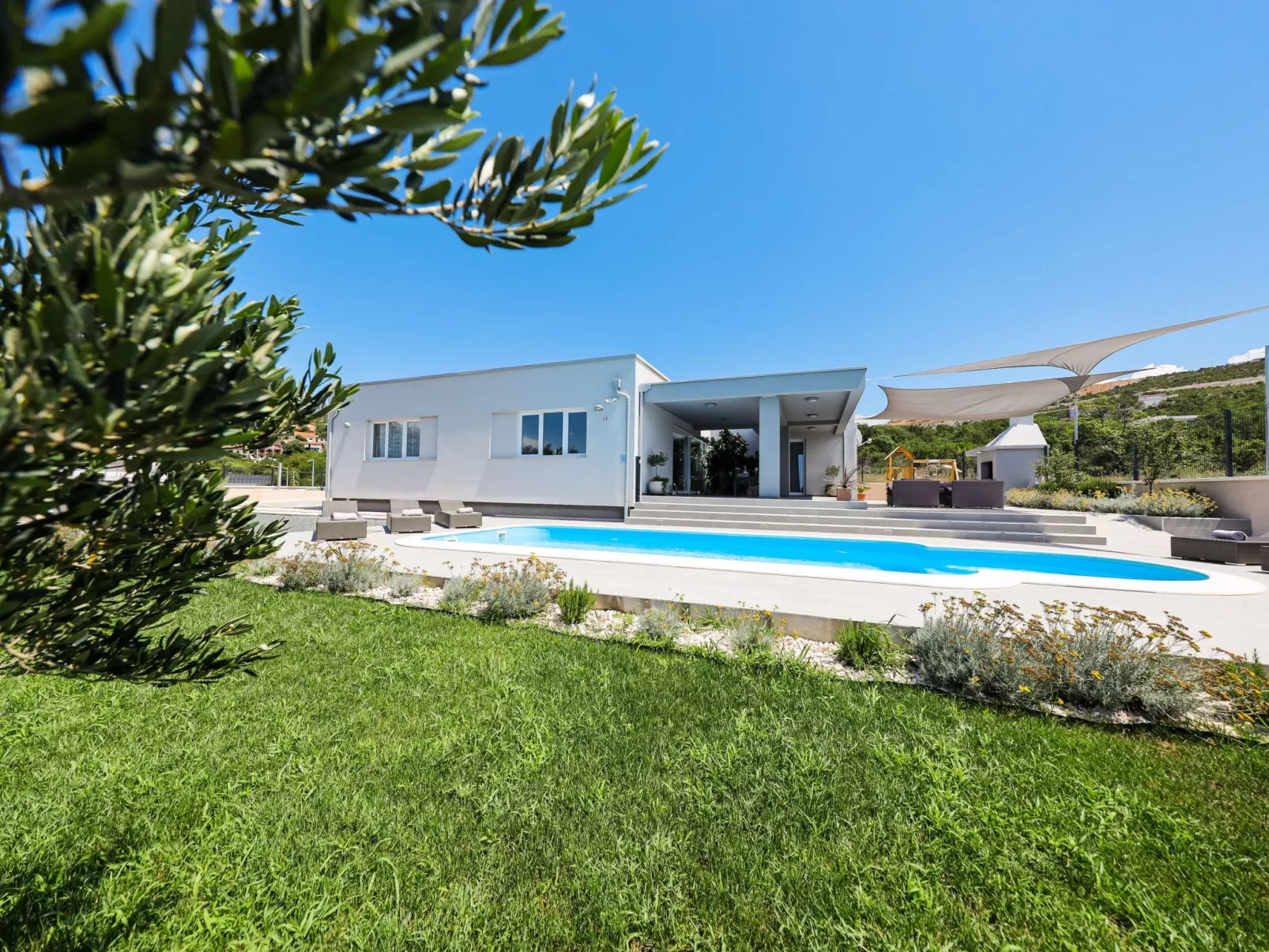 Ferienvilla direkt am Strand-Draußen