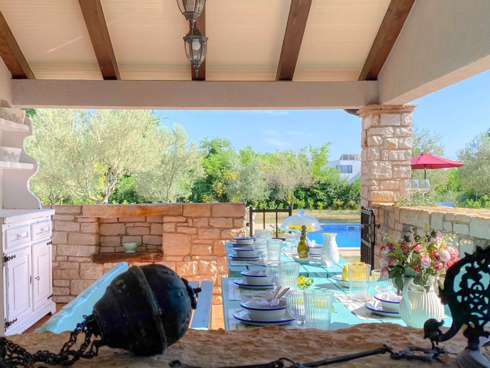 Villa Romana mit Pool-Draußen