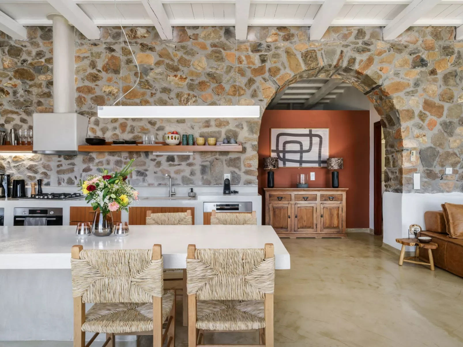 Stilvolle Villa, privater Pool und Grillplatz bei Elafonissi-Inside