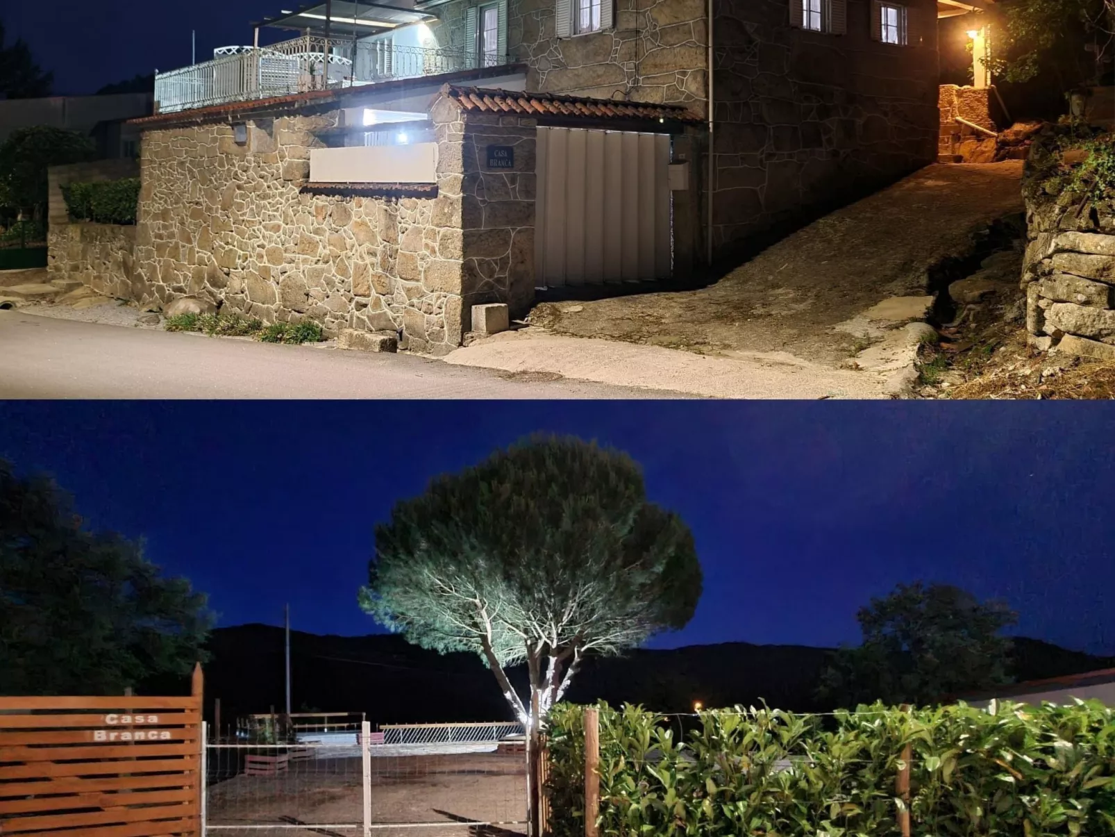 Weißes Haus in Douro Weinberge-Draußen