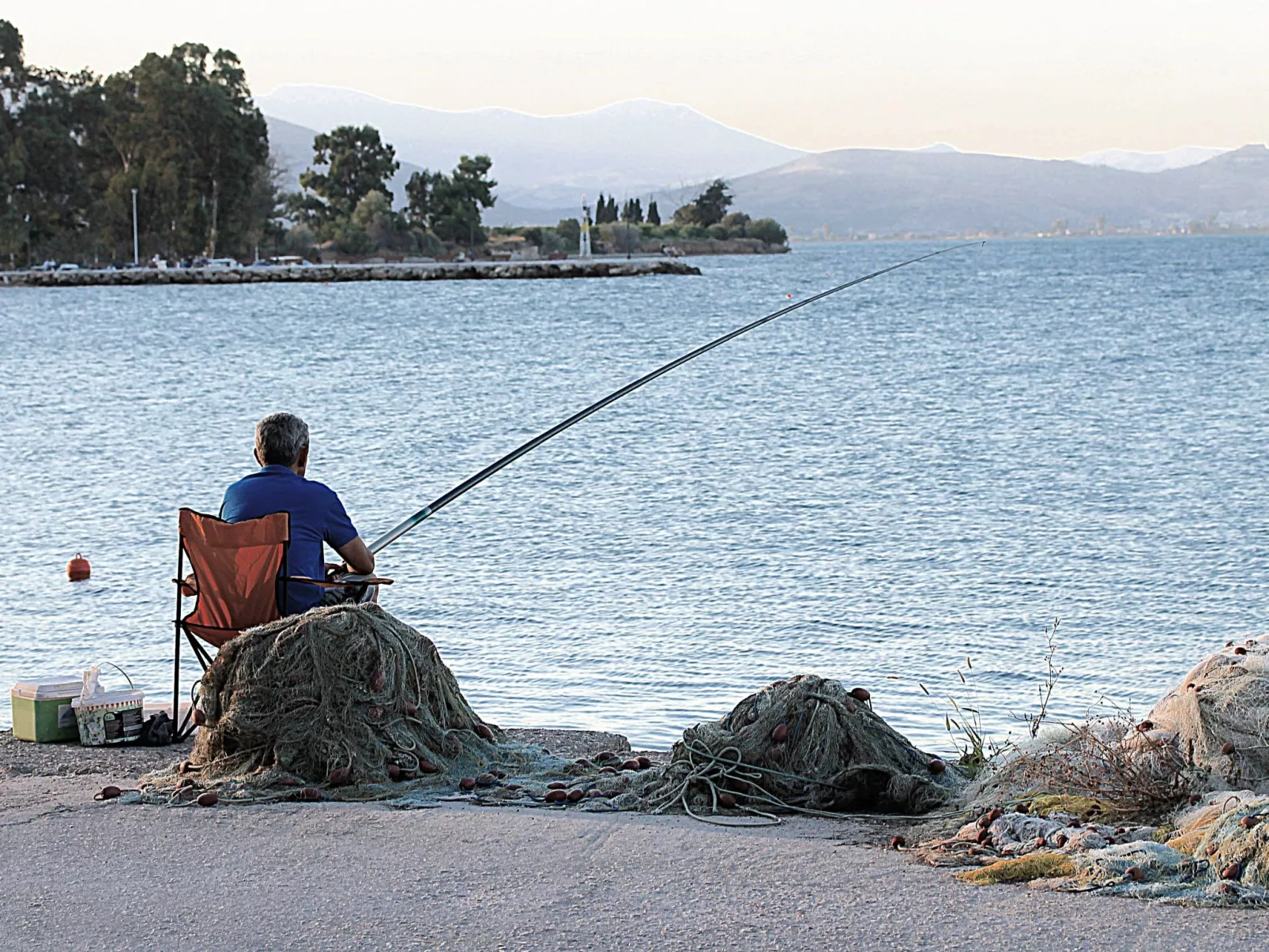 Schöne Ferienwohnung mit Meerblick in Kiveri