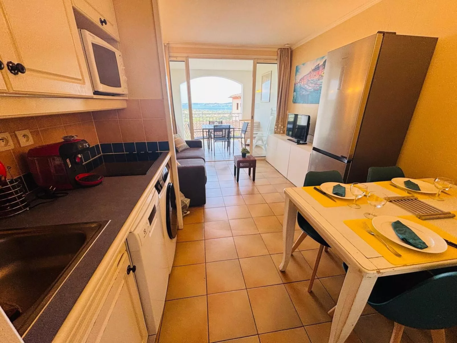 Urlaub in Grimaud 4 Personen Meerblick Klimatisiert