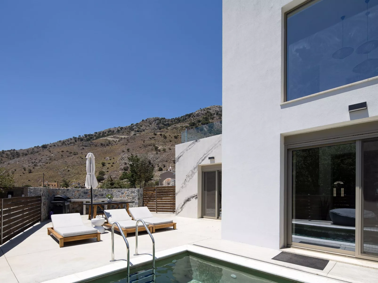 Imbros Villa I -''Gratis''BeheizterPool und Ruhe