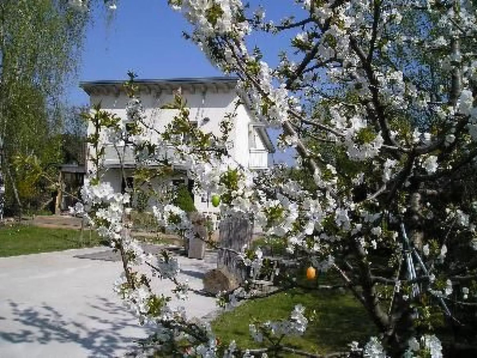Moderne Studiowohnung im Obergeschoss mit Balkon