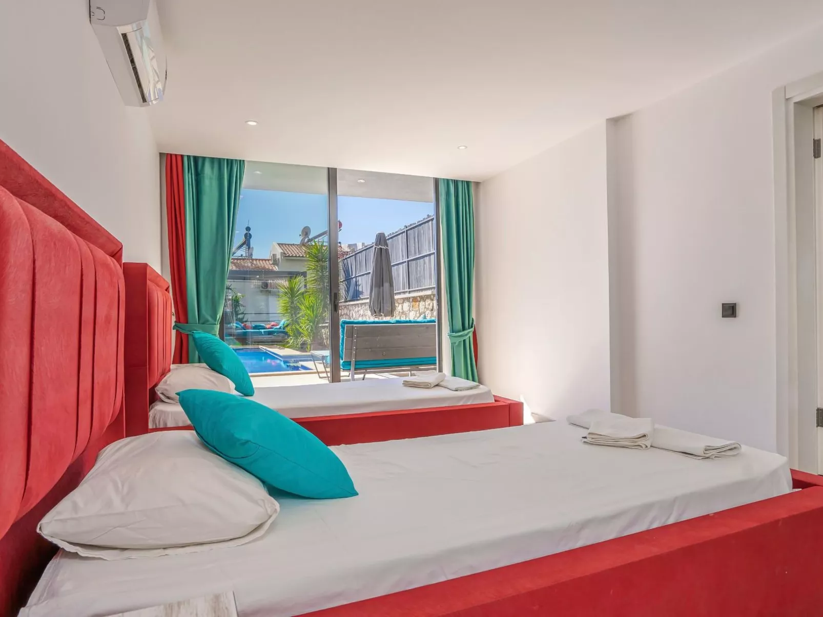 Villa in Kalkan nähe Zentrum und Meer für 8 P.