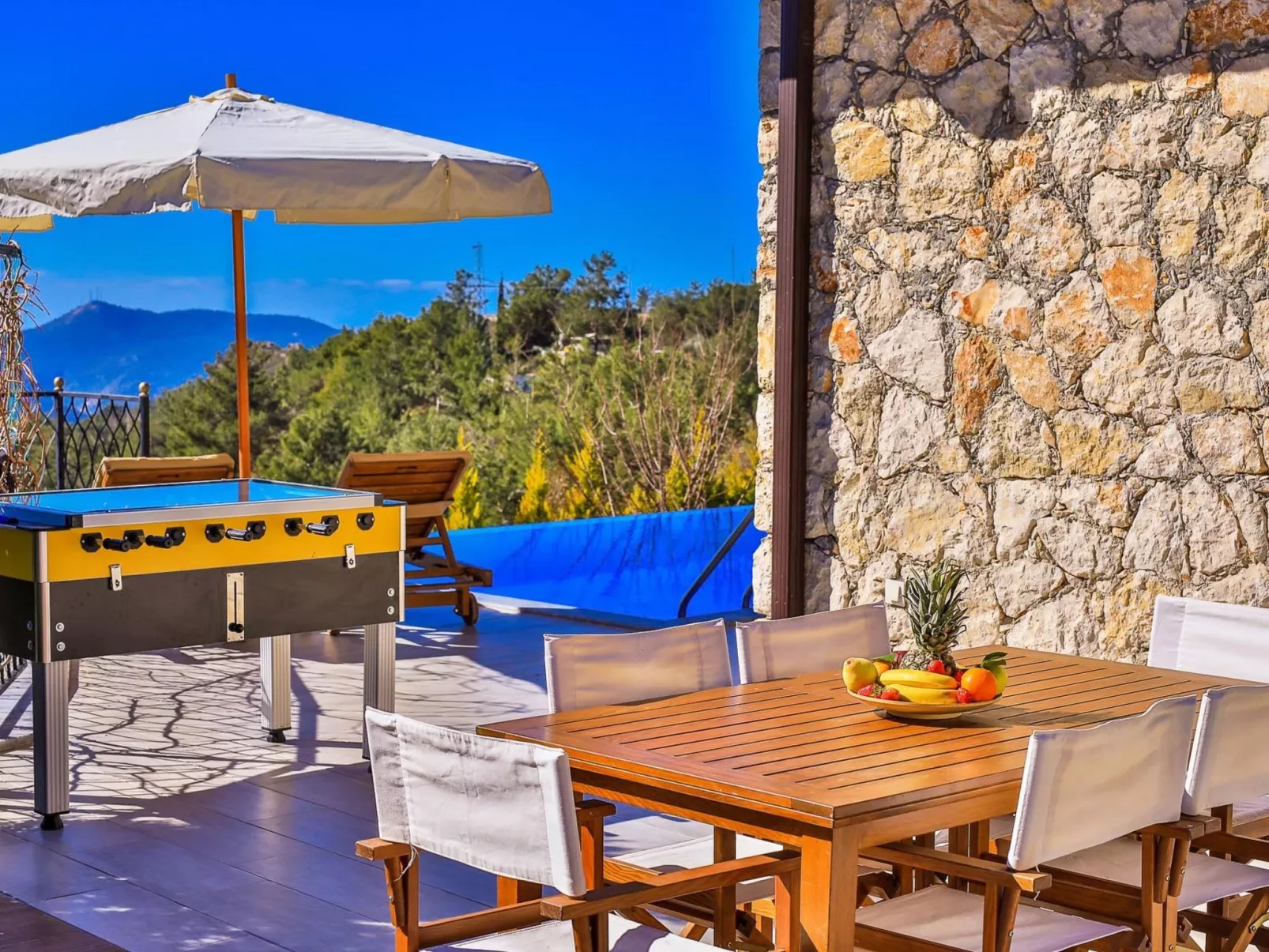 Natursteinhaus mit Pool in Kalkan Islamlar