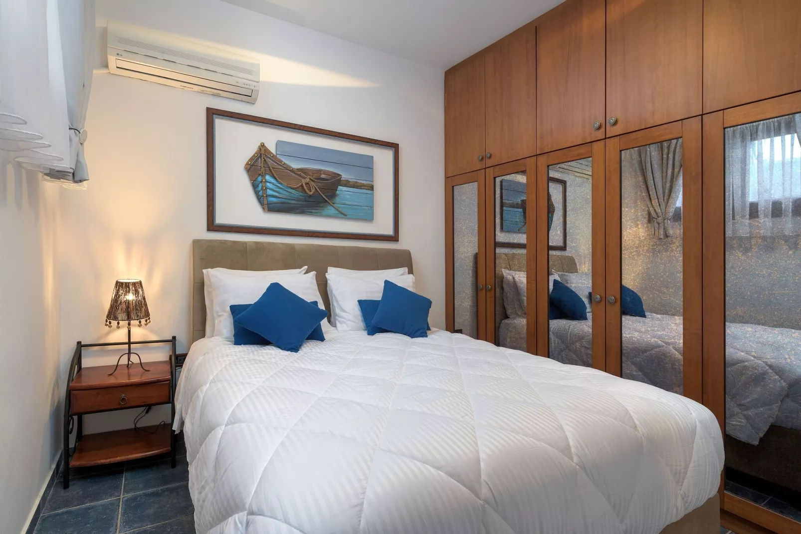 Holiday home, Charaki-Villa Haraki Paradise-Bedroom