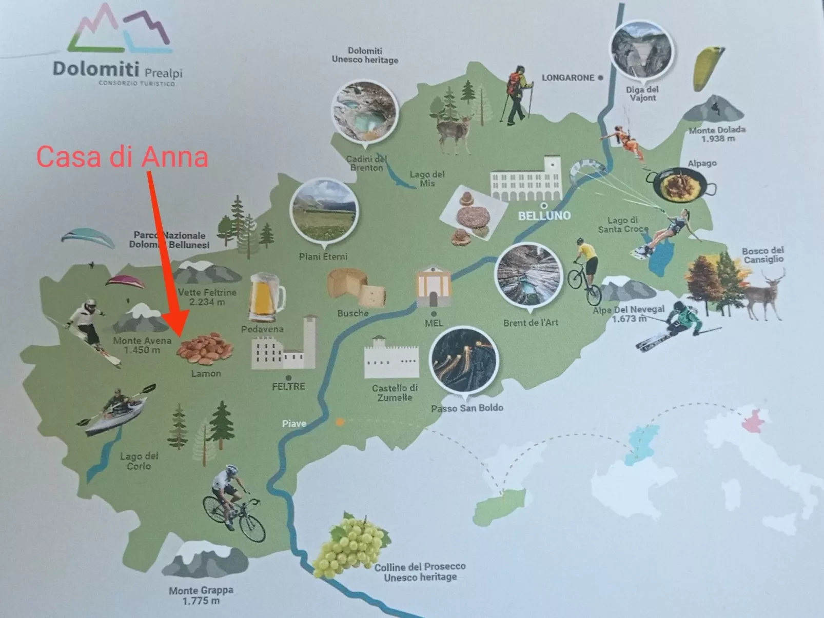 Annas Haus im Dolomiten-Nationalpark