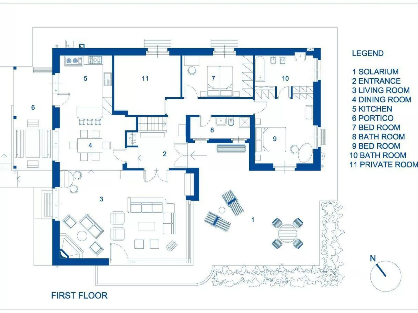 Dolomiten Weiße Rast-Drinnen
