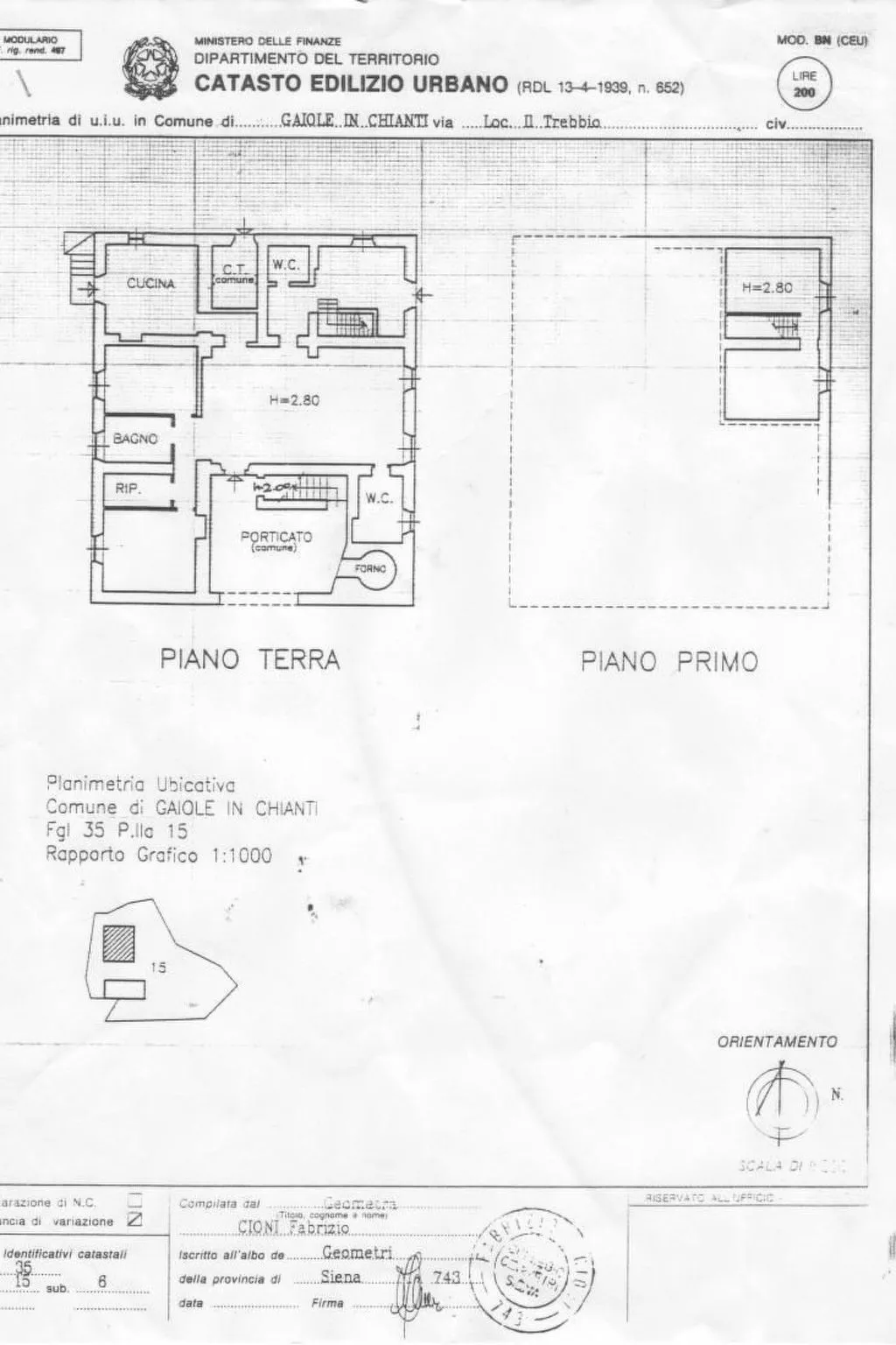 Anwesen "Casa Colonica" mit eigenem Garten und Grill-Inside