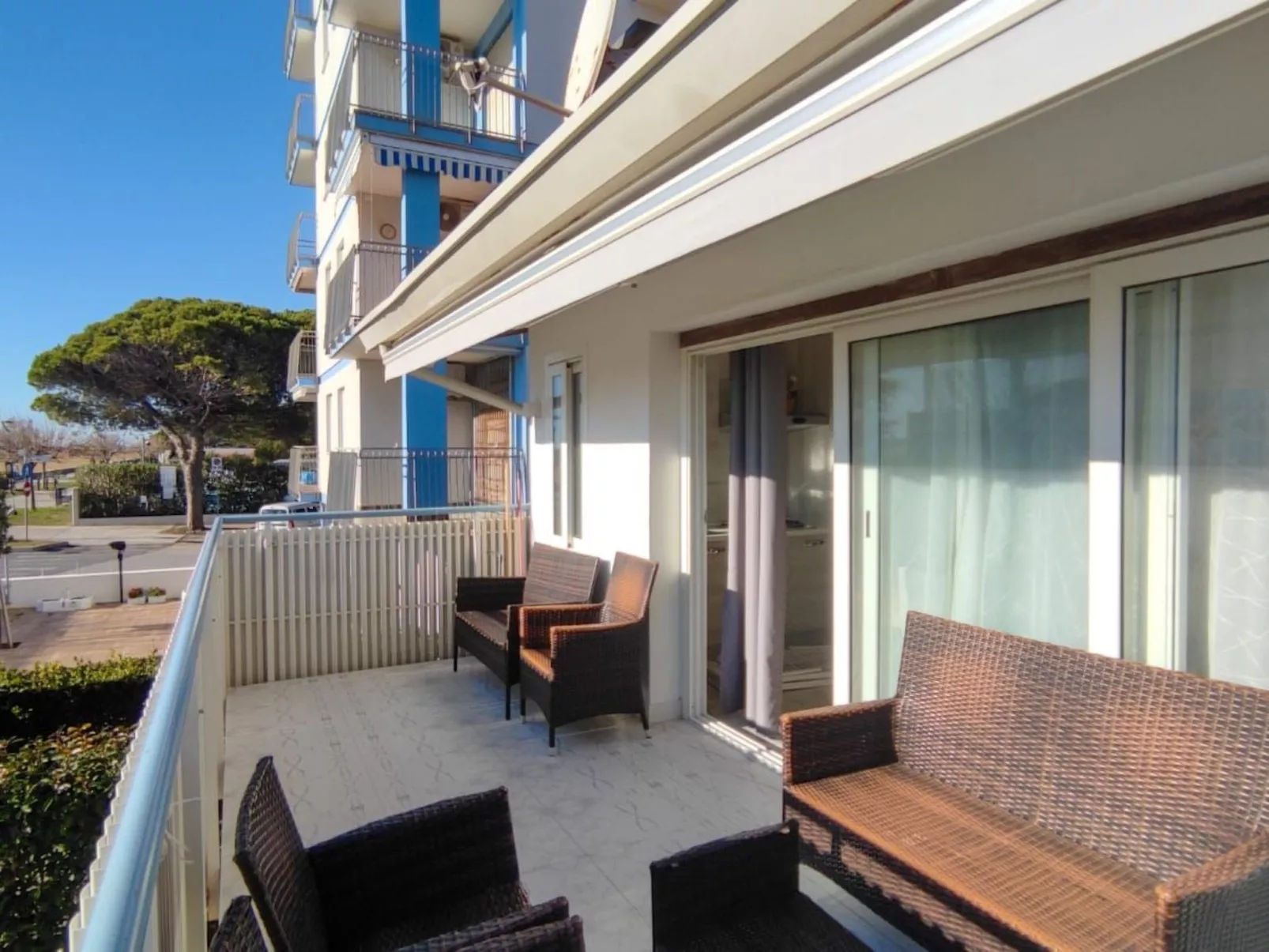 Wohnung "Villa Miami" mit Balkon im ersten Stock