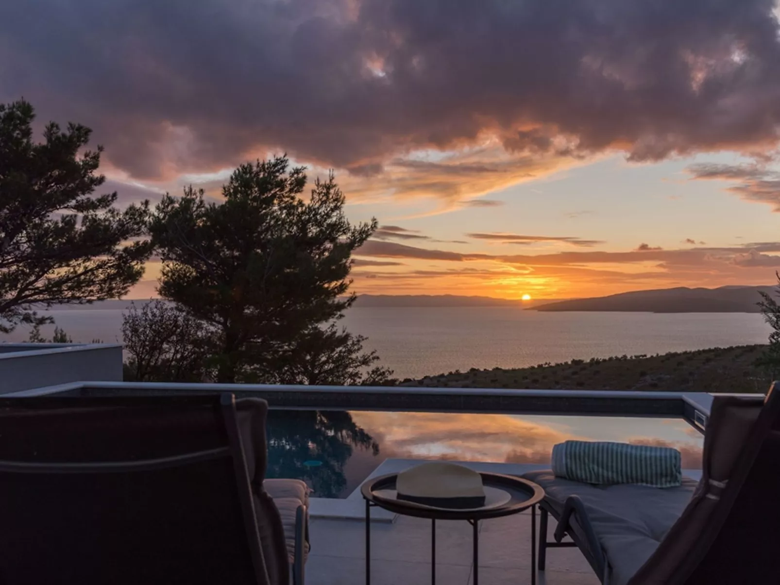 Villa Kuk mit beheiztem Pool-Dehors