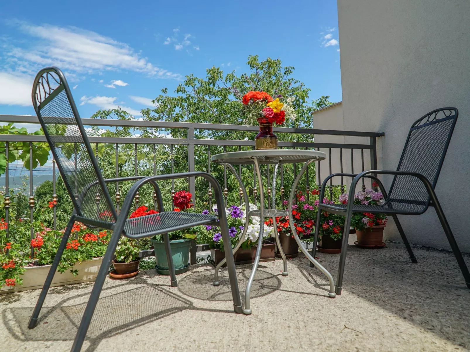 In der Nähe des Meeres und des Sees