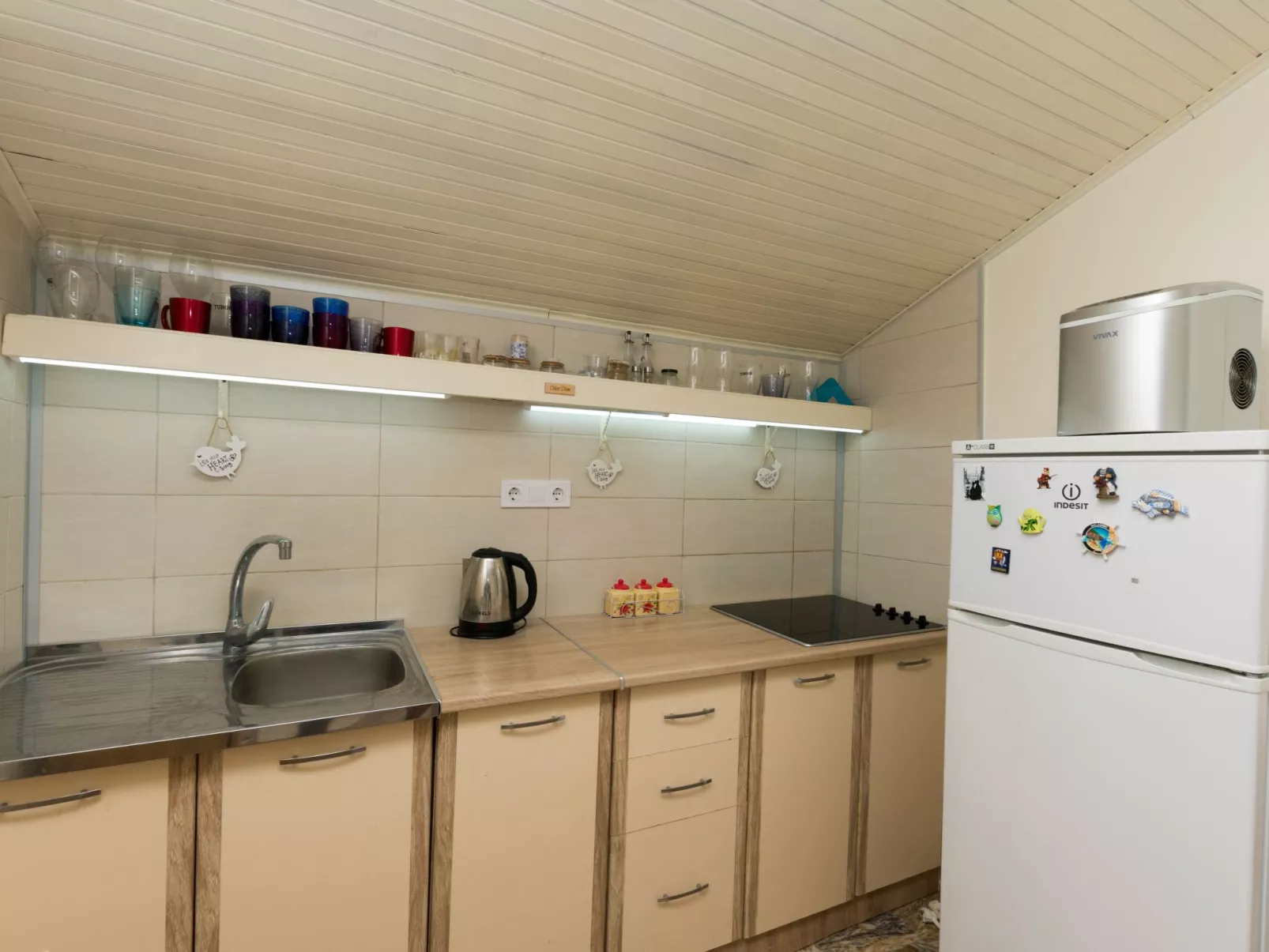 Gemütliche Wohnung mit Meerblick vom Balkon aus-Inside