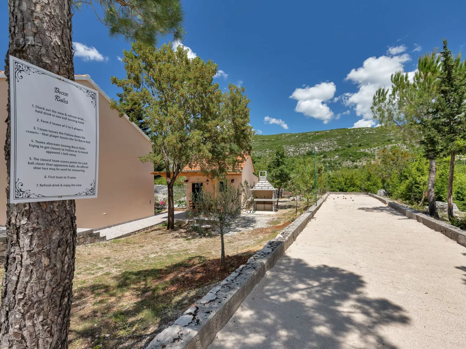 In Rašćane mit Beheiztem Pool-Outside