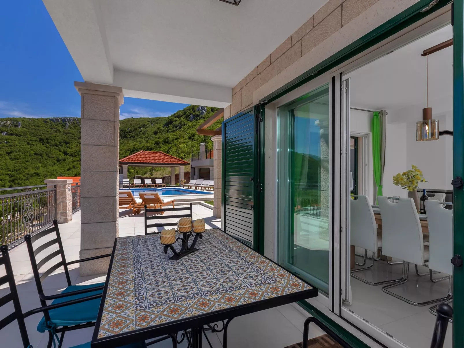 Villa mit Panorama-Dehors