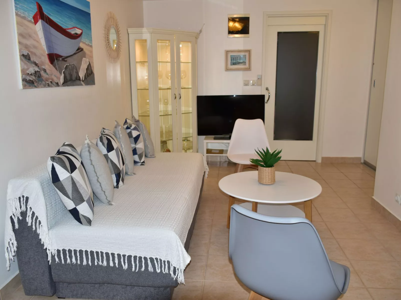 Mit Blick auf das Wasser