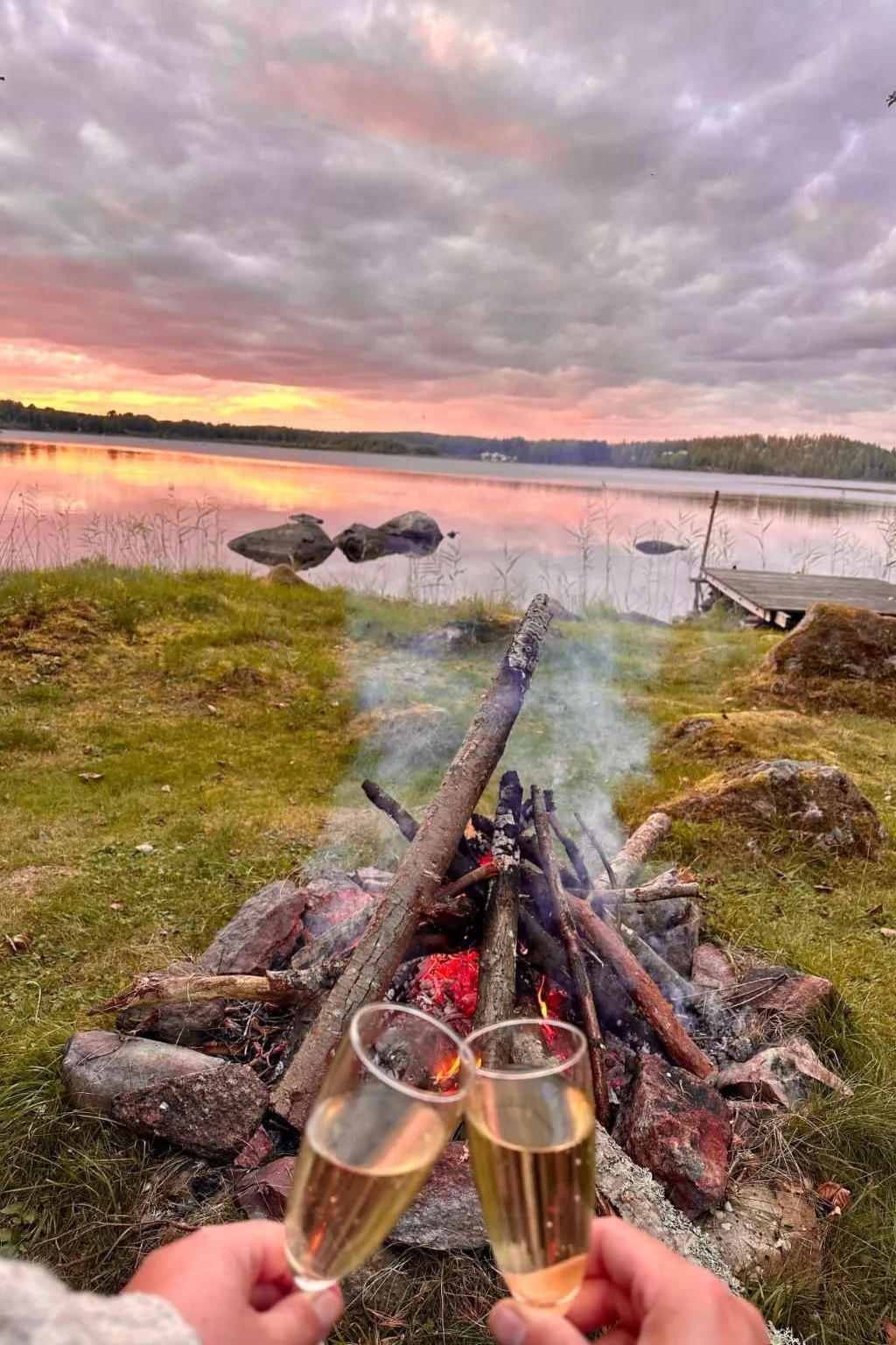 In Målilla Boote Sauna  See-Draußen