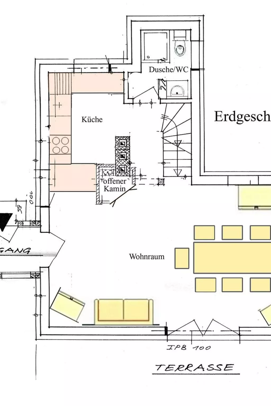 Fachwerkhaus mit Garten, Grill und Terrasse-Drinnen