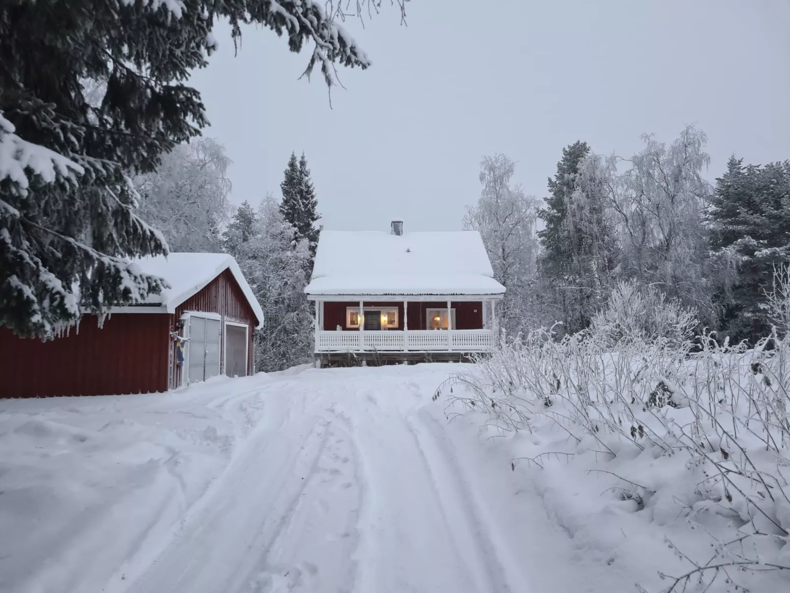 Haus-Lappland-Dehors
