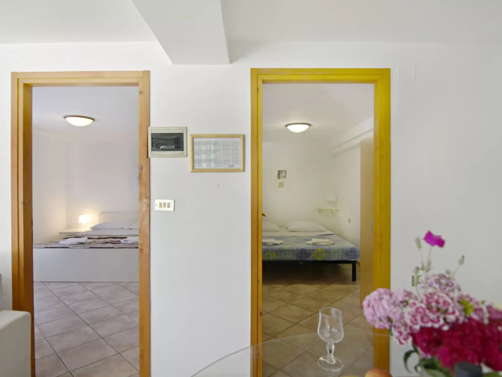 Apartment Nika 4 in der Residenz mit Pool und Whirlpool in Strandnähe - Drinnen