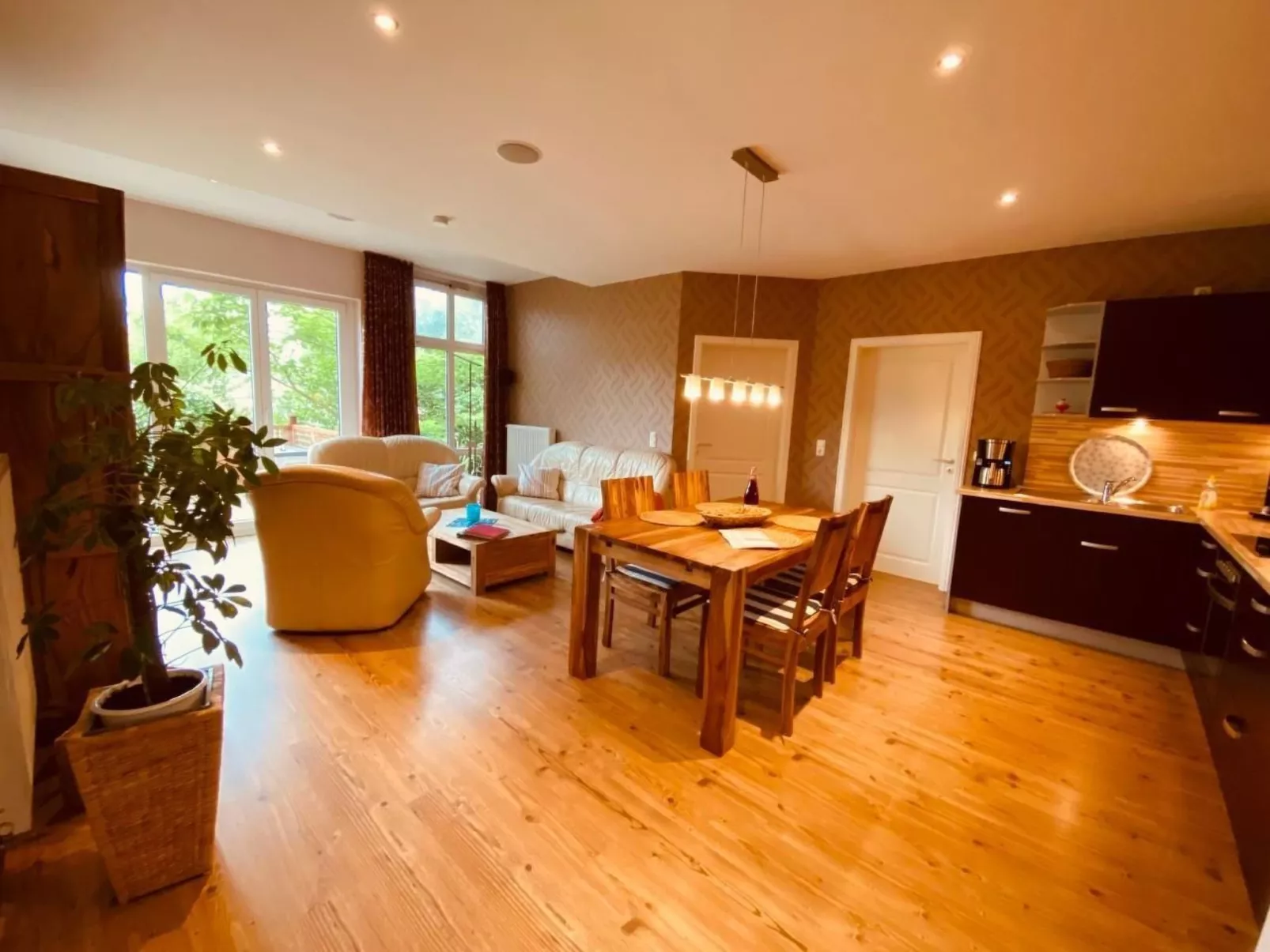 Wohnung in Wulfen mit Garten, Grill und Terrasse