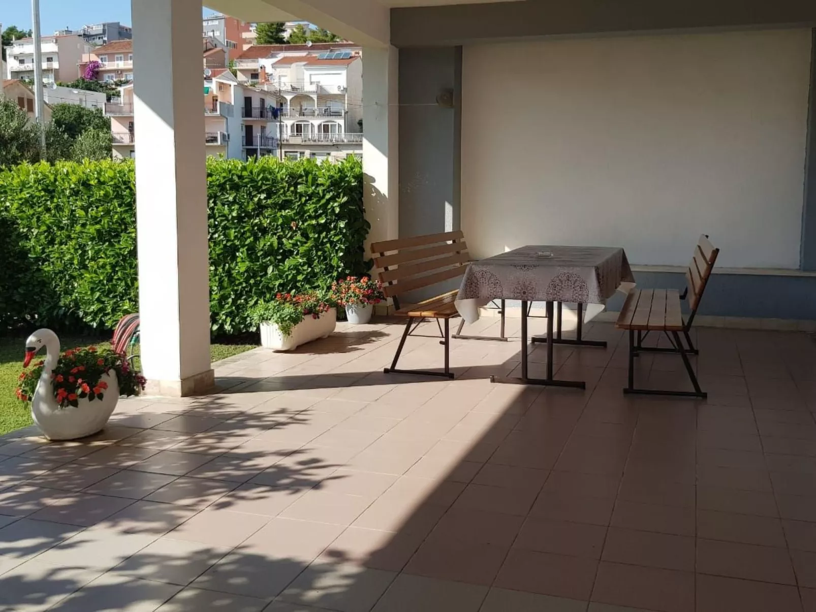 Strandnahe Wohnung mit großer Terrasse-Outside