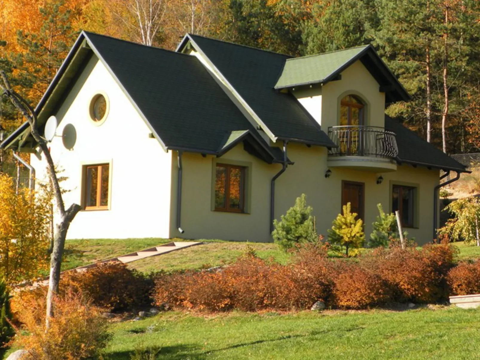 Haus am See mit Sauna