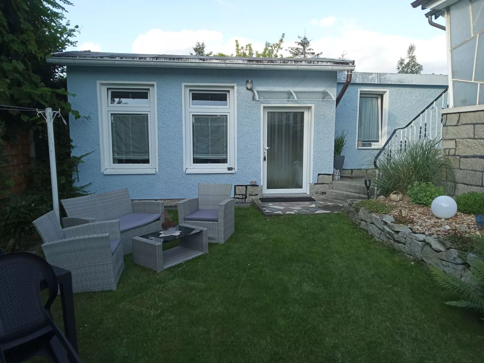 Appartement mit Garten, Grill und Terrasse