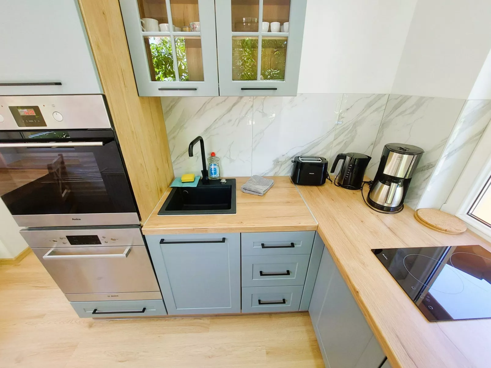 Mit eigenem Parkplatz