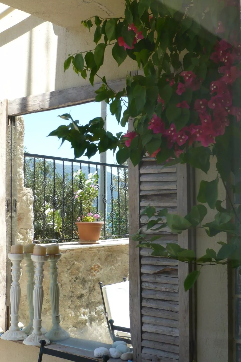 Ferienvilla Amare mit privatem Pool und Meerblick-Draußen