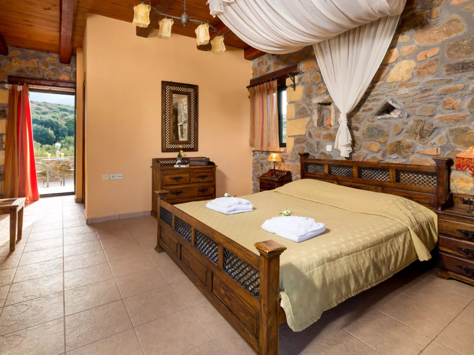 Atemberaubende Aussicht in der Villa bei Elafonissi-Inside