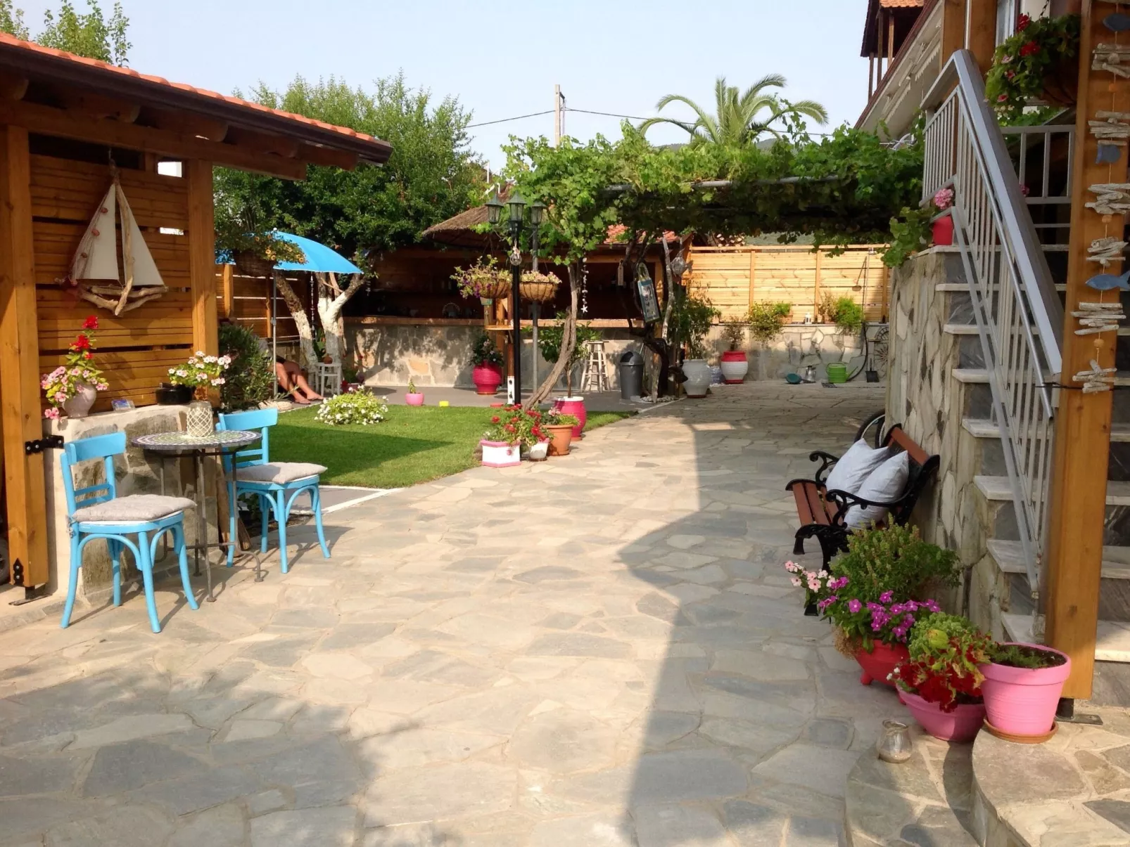 Studio-Appartement mit Balkon-Dehors