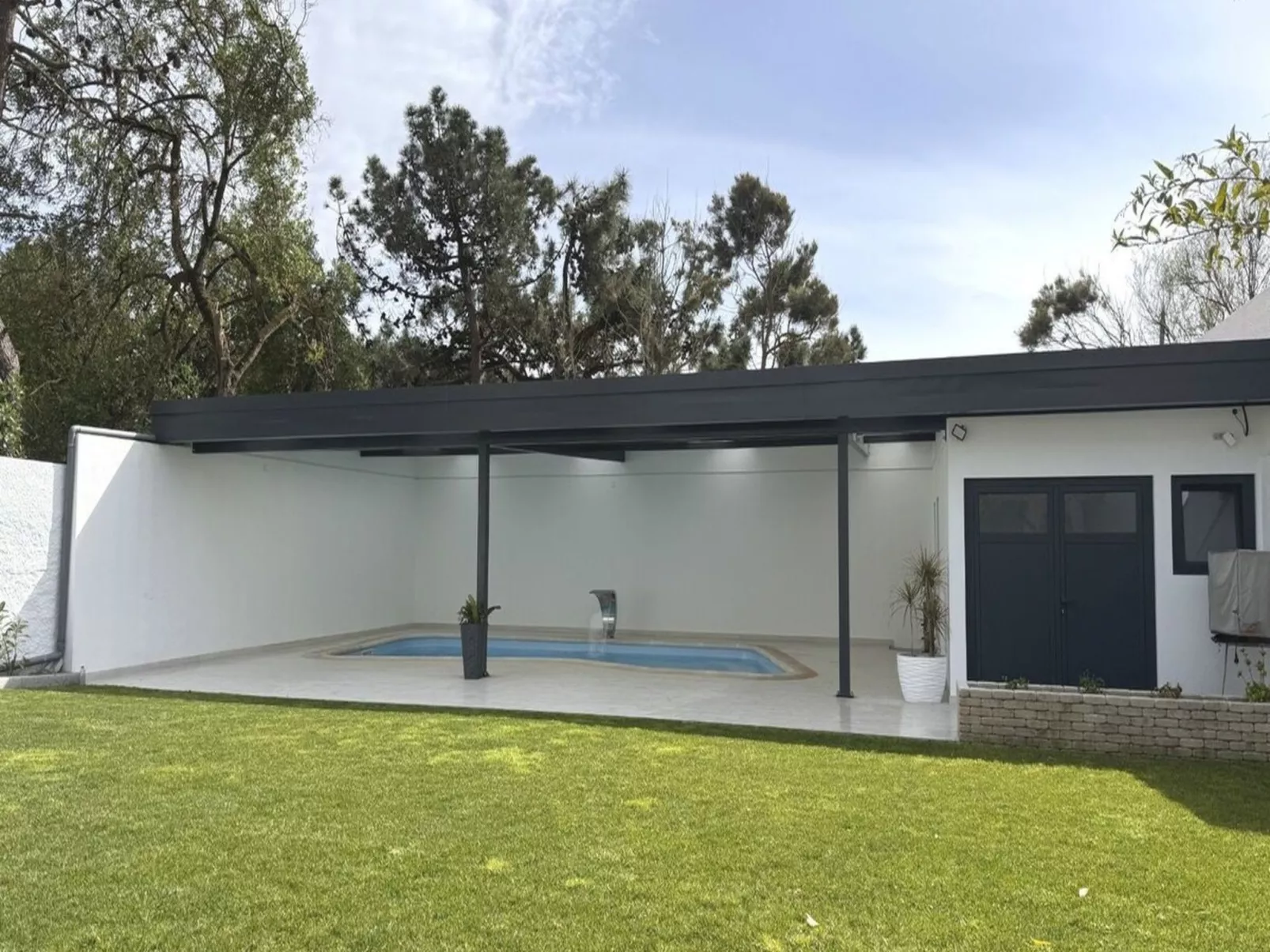 Strandhaus -Salzwasserpool, Geheizt Bedeckt-Dehors