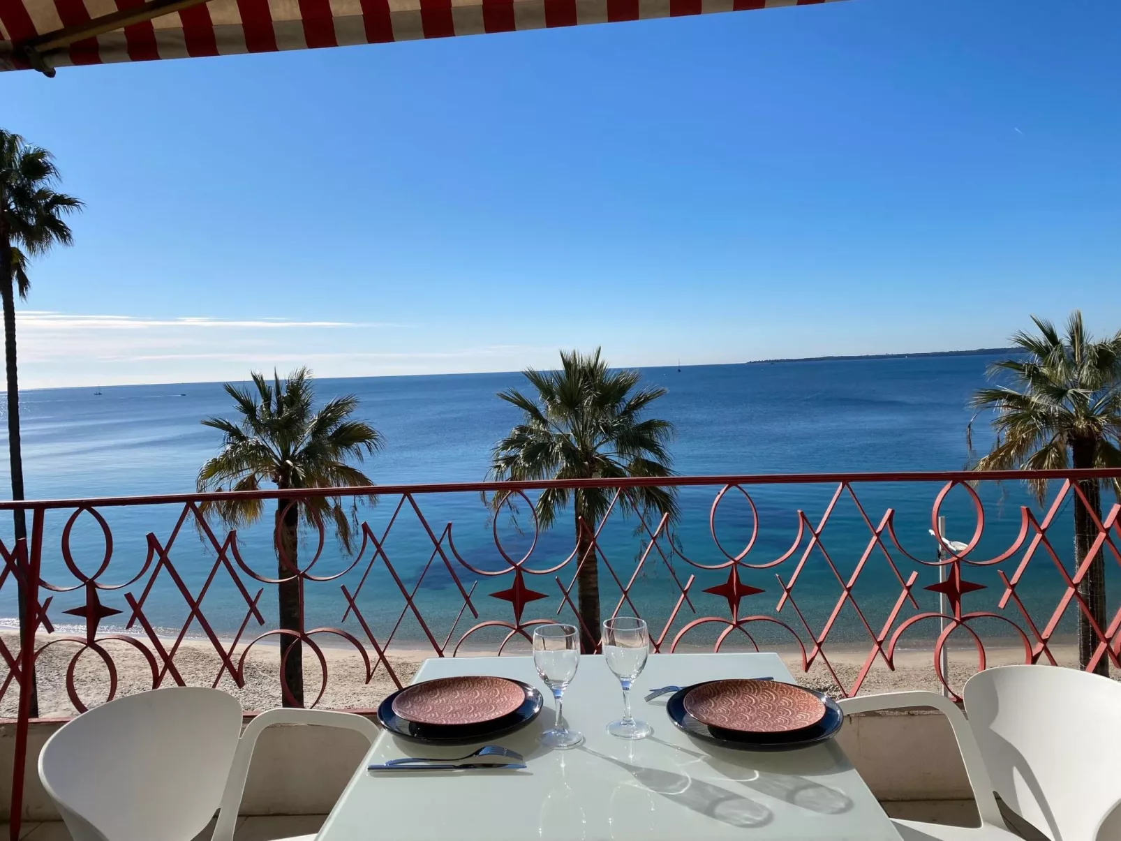 Studio-Apartment mit Blick auf das Wasser