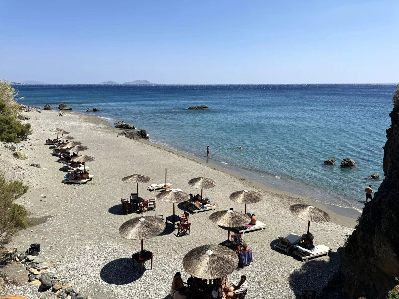 Am Strand "Anatolika cottage"-Dehors