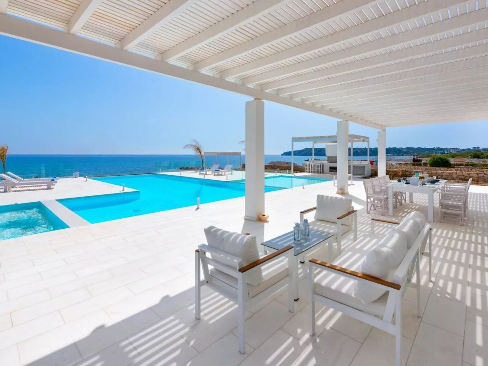 Strandvilla Maria für 12 Personen-Dehors