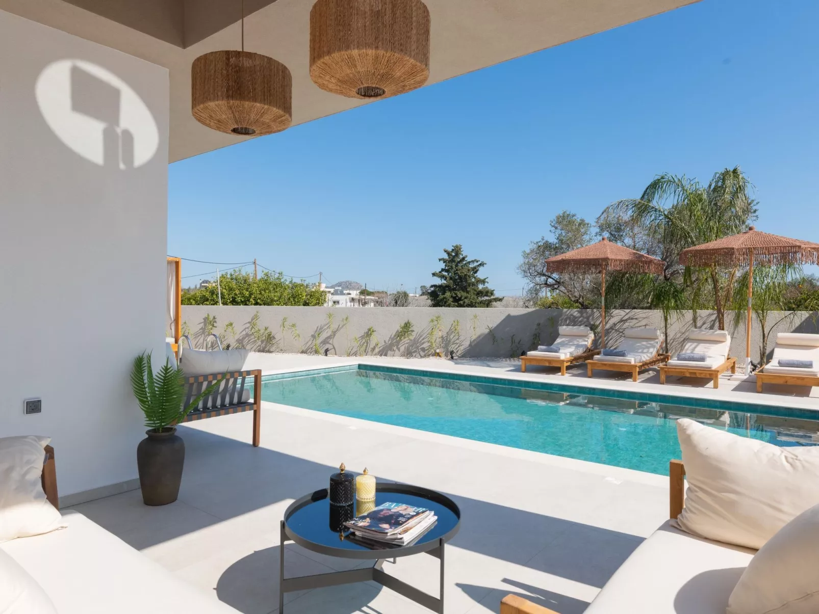 Golf Beach Villa in der Nähe von Afantou Beach-Dedans