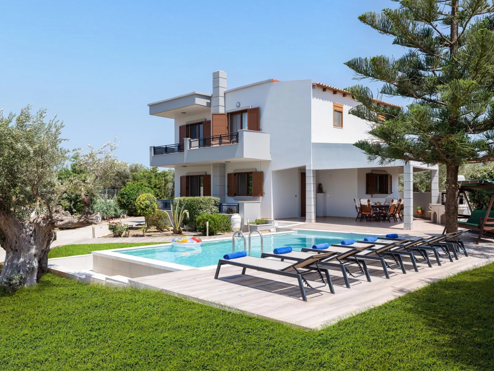 Villa Vergio in der Nähe des Strandes-Outside