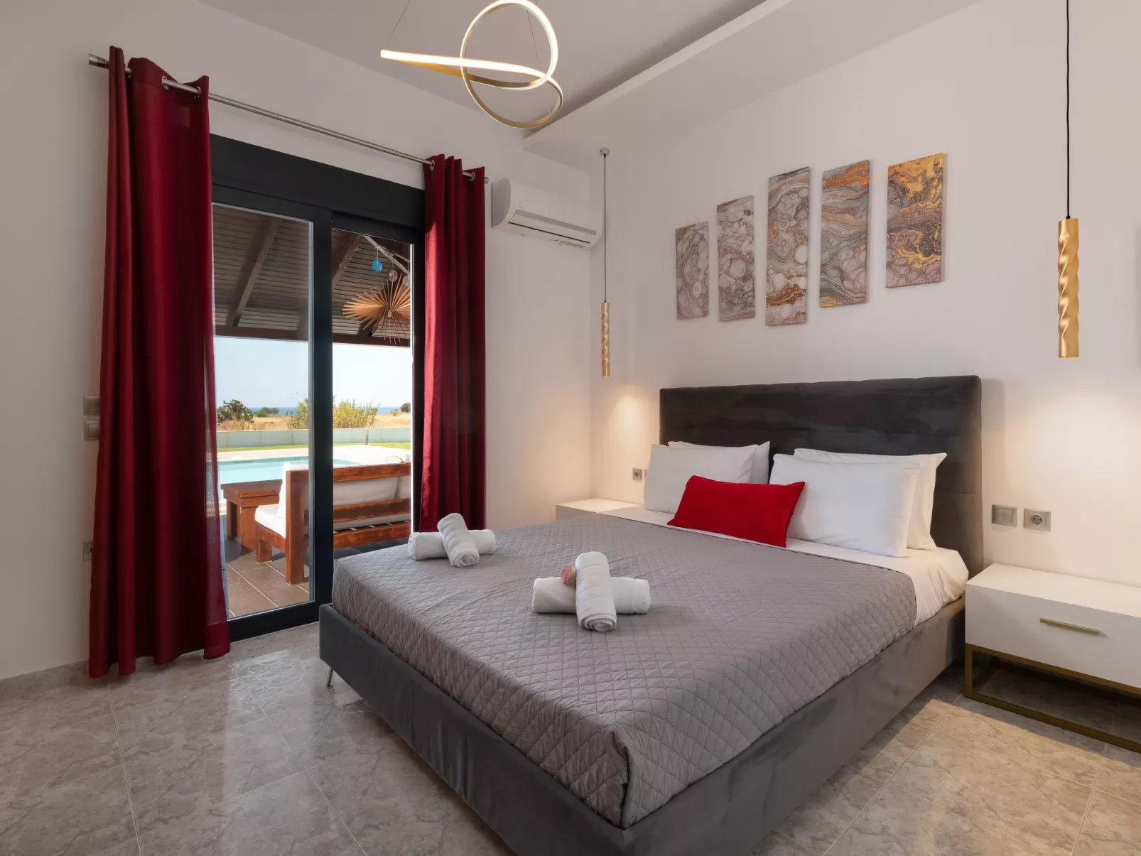 Elysianische Villa in der Nähe des Dorfes Afantou-Dedans