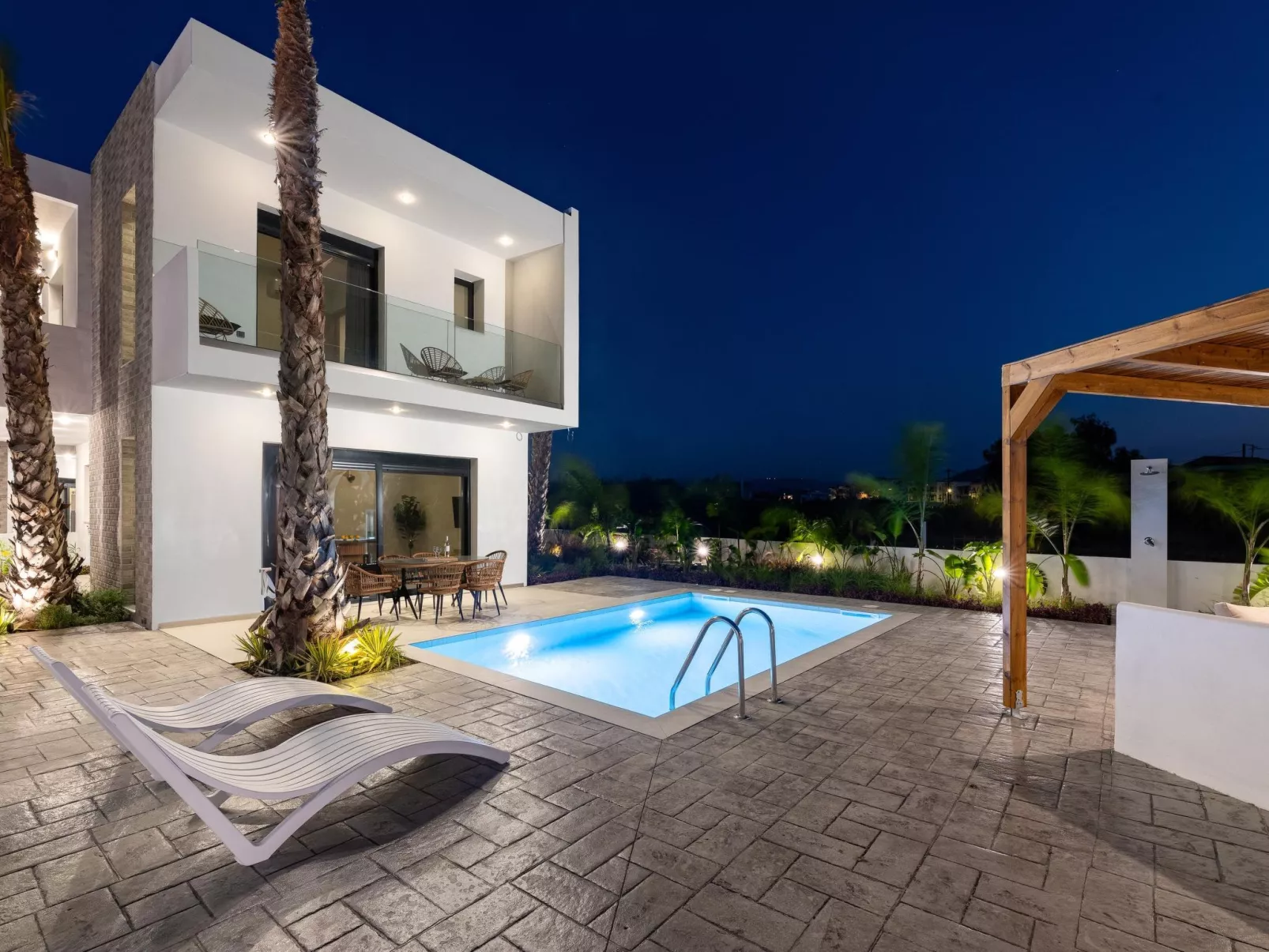 "Davlakos Villa Eve"-Dehors