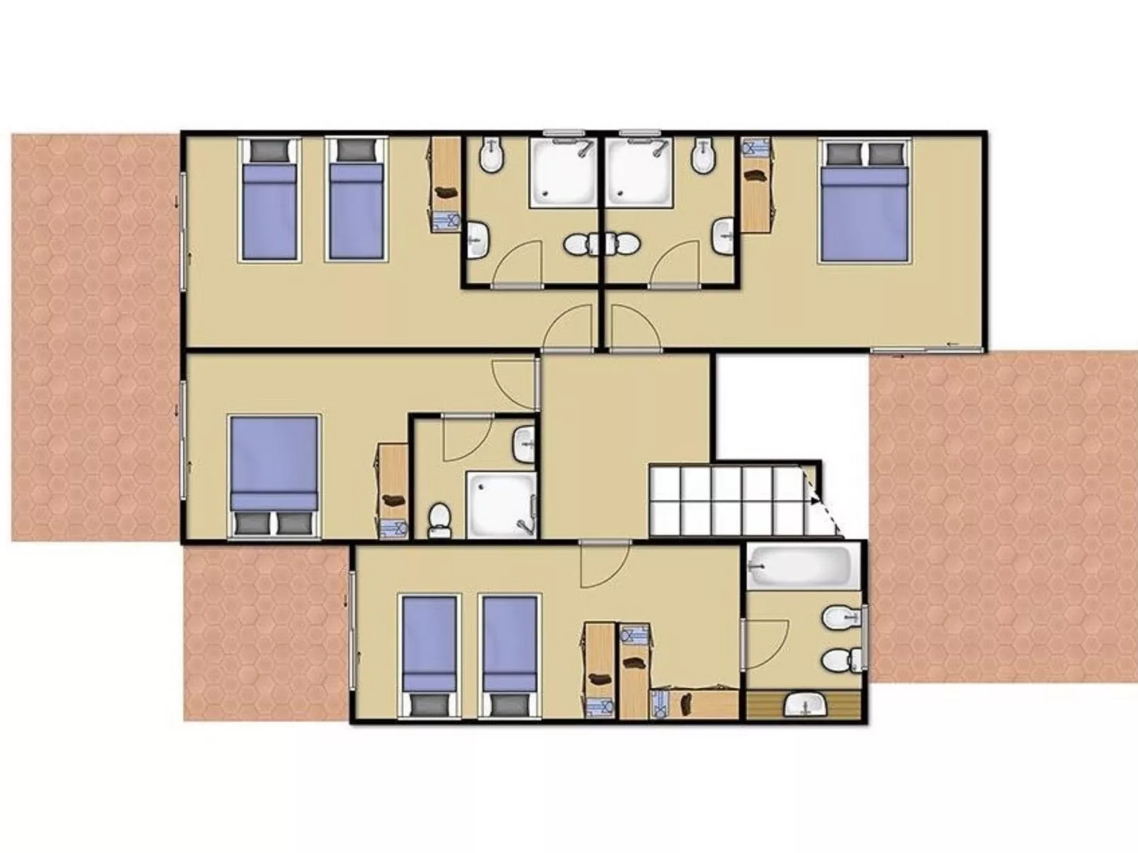 Chalet "Villa Oceano" mit privatem Pool-Inside