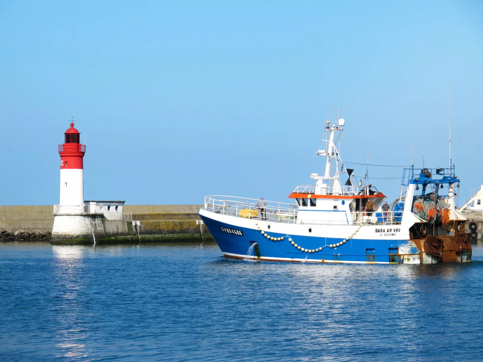 "Men Meur" mit Blick auf das Wasser-Umgebung