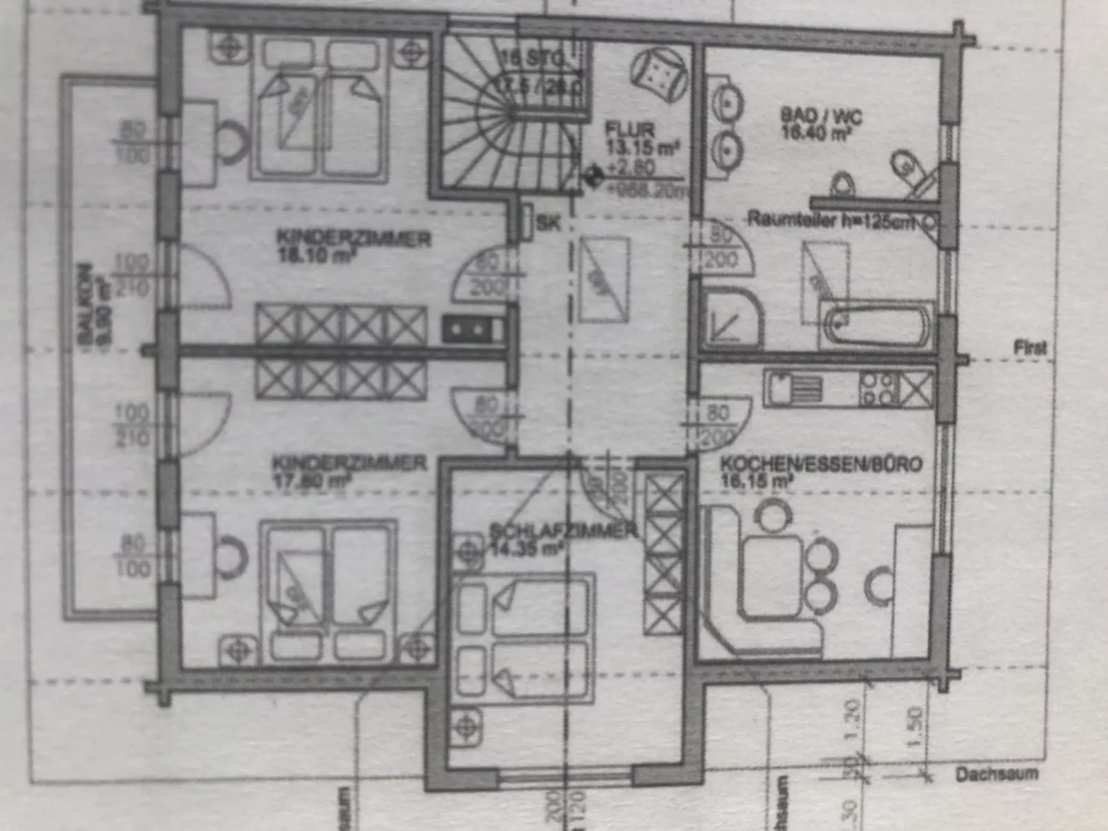 Villa mit Garten, Terrasse und Grill-Dedans