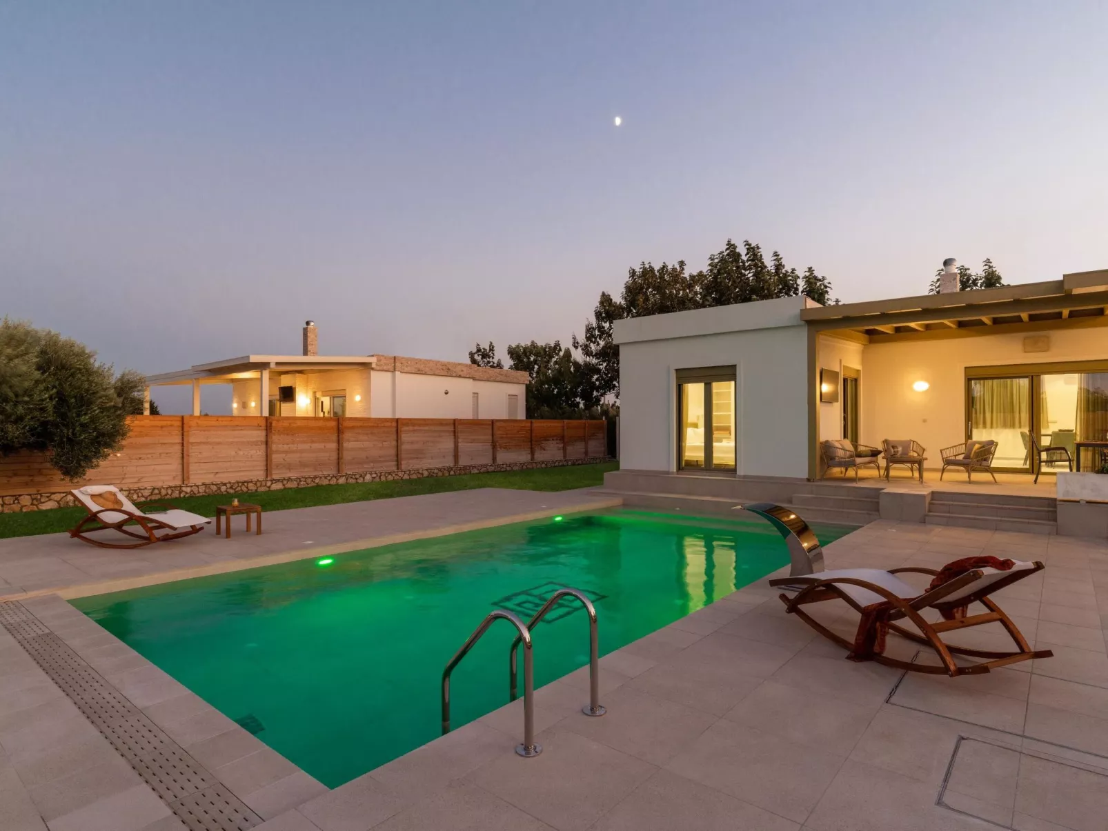 Klimatisierte Villa Elia-Dehors